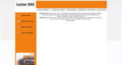 Desktop Screenshot of lectordni.com
