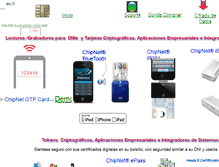 Tablet Screenshot of lectordni.es